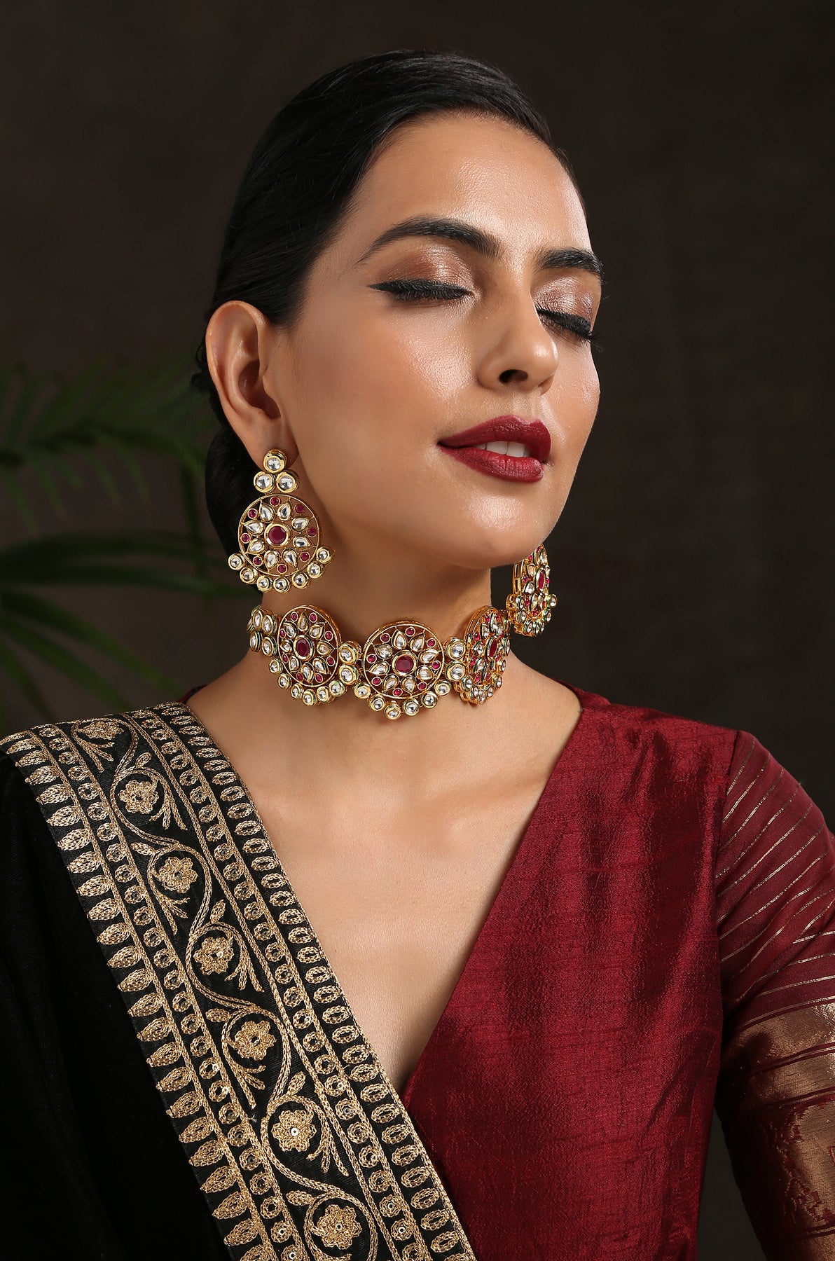 Saree choker on sale